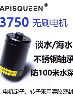 APISQUEEN 3750水下防水防腐蚀无刷电机马达用于水下机器人推进器