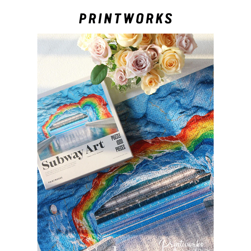 PRINTWORKS彩虹拼图地铁艺术系列