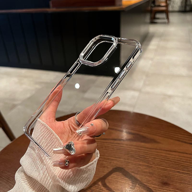 透明抗黄防摔适用于苹果手机壳