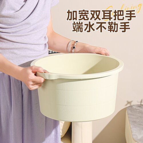 家用塑料洗脚盆按摩足疗加厚加高泡脚盆养生专用过小腿宿舍足浴盆