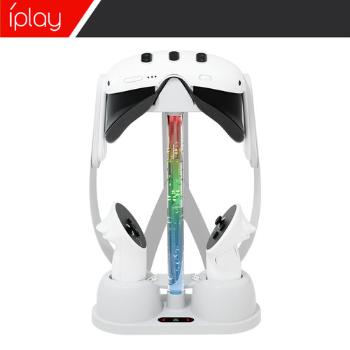 OculusQuest3VR手柄充电底座VRQuest3RGB灯光收纳架HBV-463