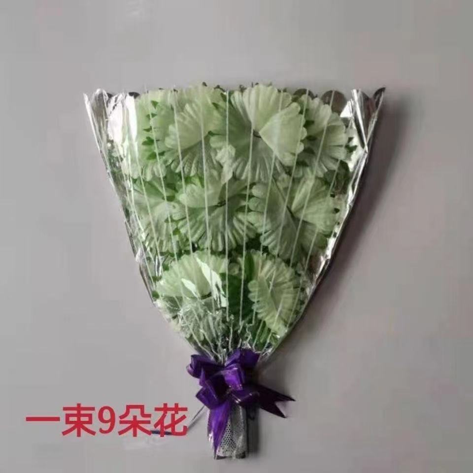 a1清明节祭祖扫墓陵园祭奠用手捧花上坟扫墓摆放绢花殡葬祭奠手捧