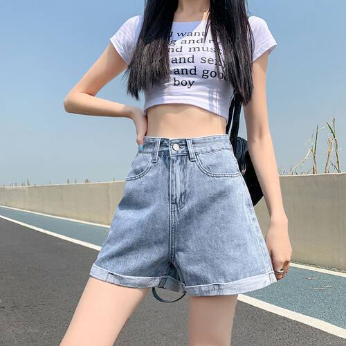 womenclothes牛仔短裤女