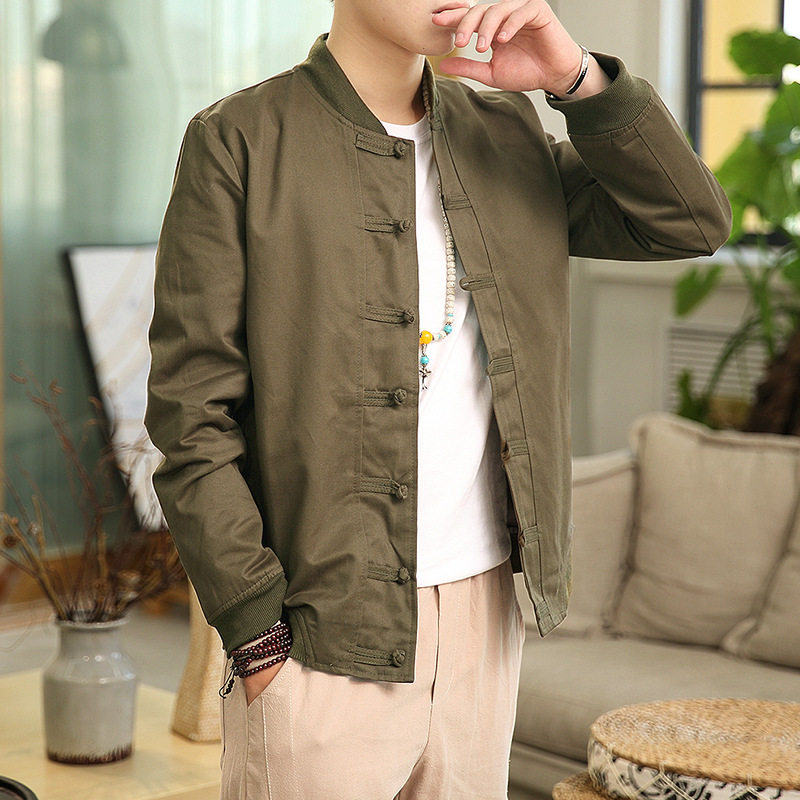 menclothes棉上衣春装新