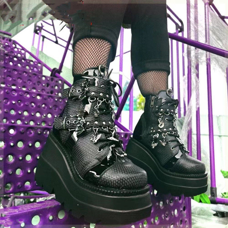 shoeswomen外贸厚底女靴