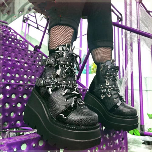 shoeswomen外贸厚底女靴