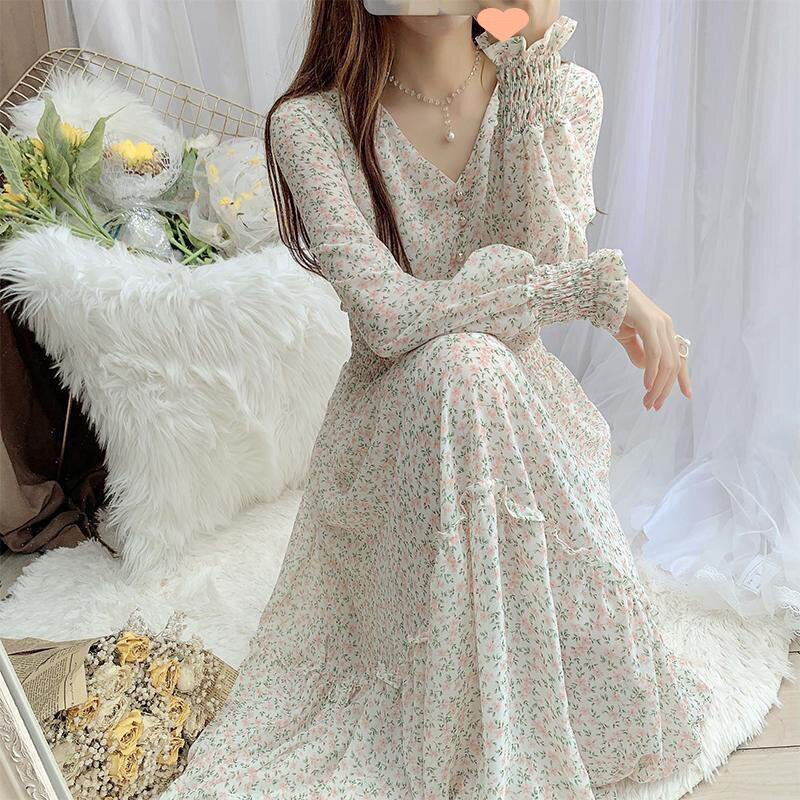 womenclothes文艺风碎花