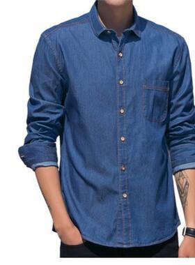 2019men's shirt cotton slim casual shirt male男士衬衫纯棉