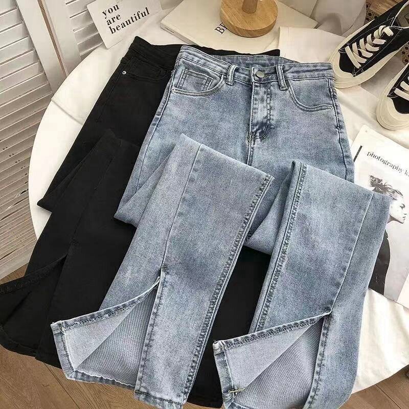 womenclothes微喇叭牛仔