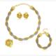 Sets 项链4件套Ladies accessory women earrings Gold Necklaces