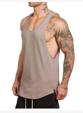 Sports running vest sleeveless shirt men's运动背心无袖衫男式