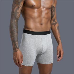 Boys cotton plus size underwear boxer briefs men大码男棉内裤