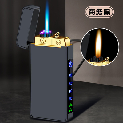 Metal USB Lighter Torch Lighter Dual Plasma Arc Gas Lighters