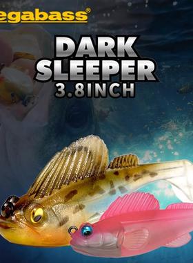MEGABASS跳跳鱼假饵DARK SLEEPER包铅鱼鳜鱼鲈鱼饵淡水海钓路亚饵