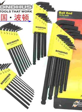 进口美国波顿英制加长球头内六角扳手10945 10938 10936 32 10937