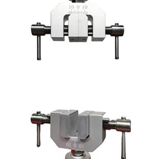 贴胶铝夹具薄膜纸张铜箔铝箔夹具工装非金属材料试样的拉伸测试仪