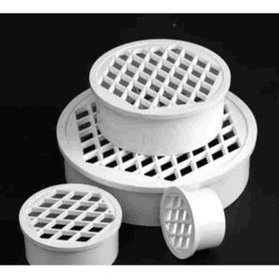 pvc内插地漏天台阳台75排水管过滤网110下水道简易塑料防堵圆盖子