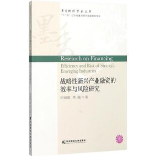 效率与风险研究 田娟娟 李强 正版 社有限责任公司 战略新兴产业融资 东北财经大学出版 9787565428685 图书