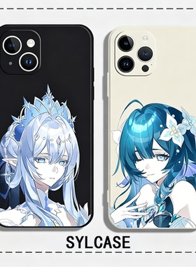 适用红米NOTE15手机壳14/13冰之女皇12TURBO5/4K90max80/70/60/50至尊版11PRO+沃雅妮莎10原神至冬9二次元8套
