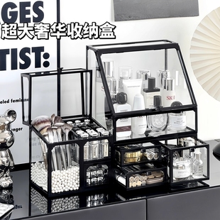 チュシンミ 护肤品大容量防尘置物架 化妆品收纳盒桌面高级抽屉式