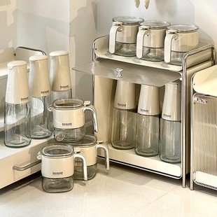 チュシンミ玻璃调料罐调料盒家用厨房高端佐料盒油壶密封防潮