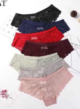 3 Pcs Panties for Woman Underwear Sexy Lace Lingerie Briefs