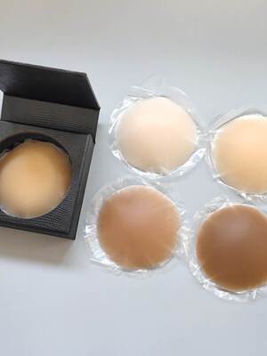 固态硅胶乳贴 Silicone nipple Reusable Nipple Cover Bra Pad