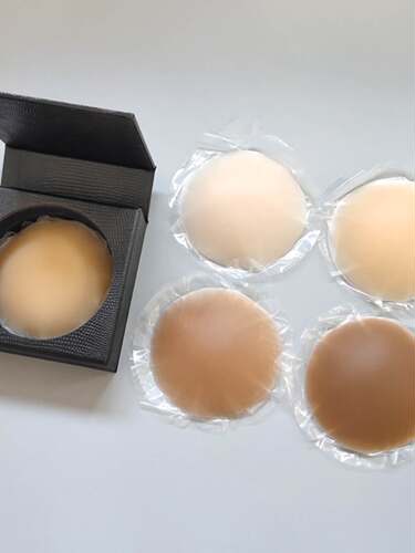 固态硅胶乳贴 Silicone nipple Reusable Nipple Cover Bra Pad