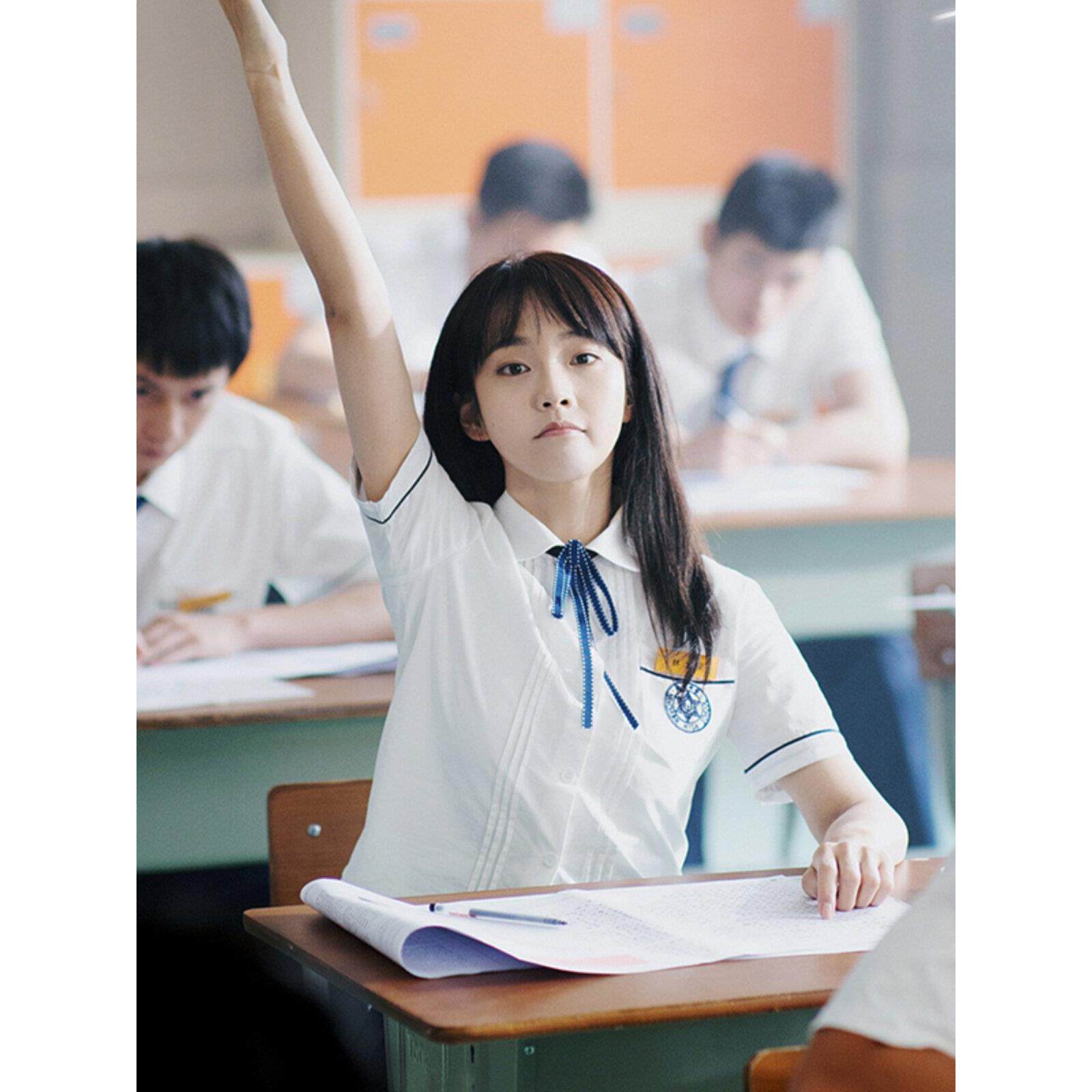 林北星同款日系jk制服南川中学学院风衬衫高中学生毕业班服套装