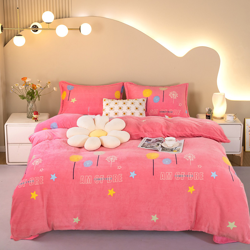 加绒加厚牛奶绒双面绒不掉毛掉色