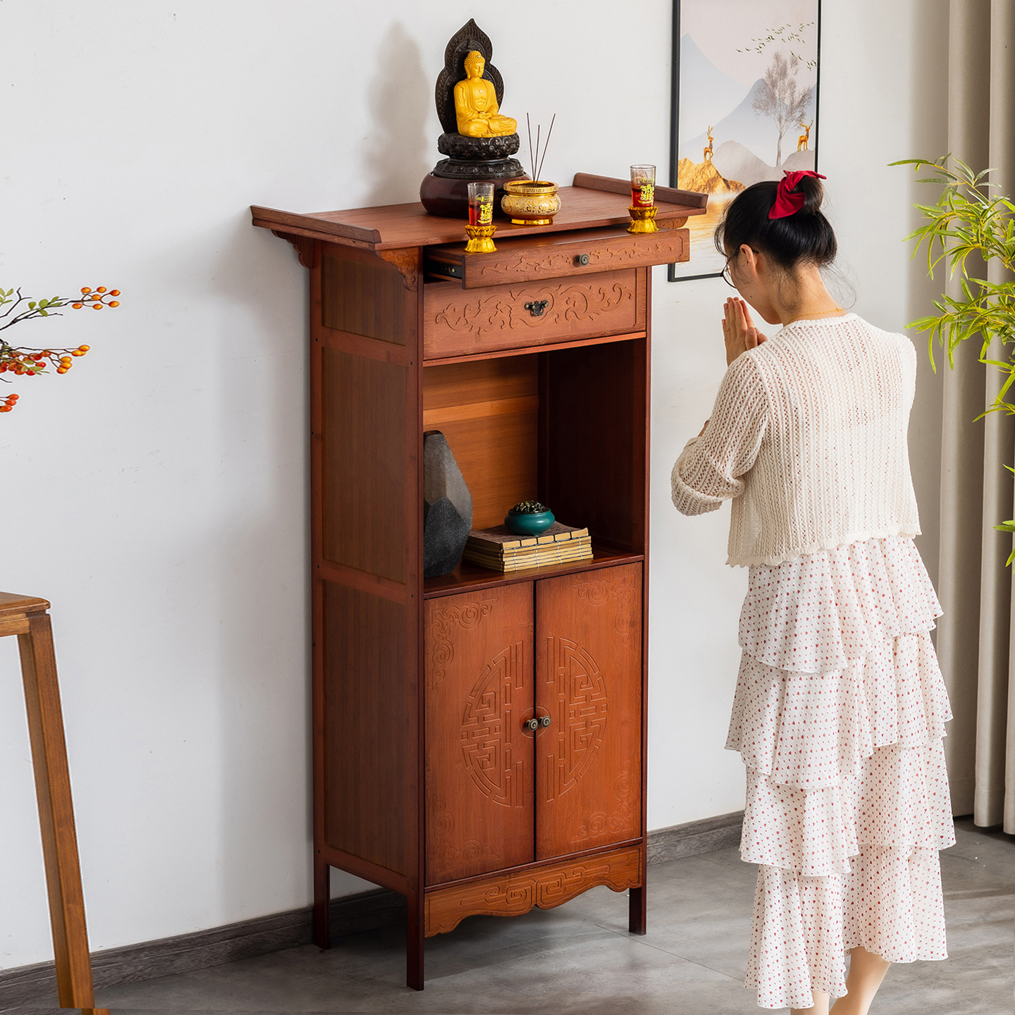 供桌香案佛台家用中式佛龛供台神桌菩萨贡台佛桌财神爷关公供奉桌