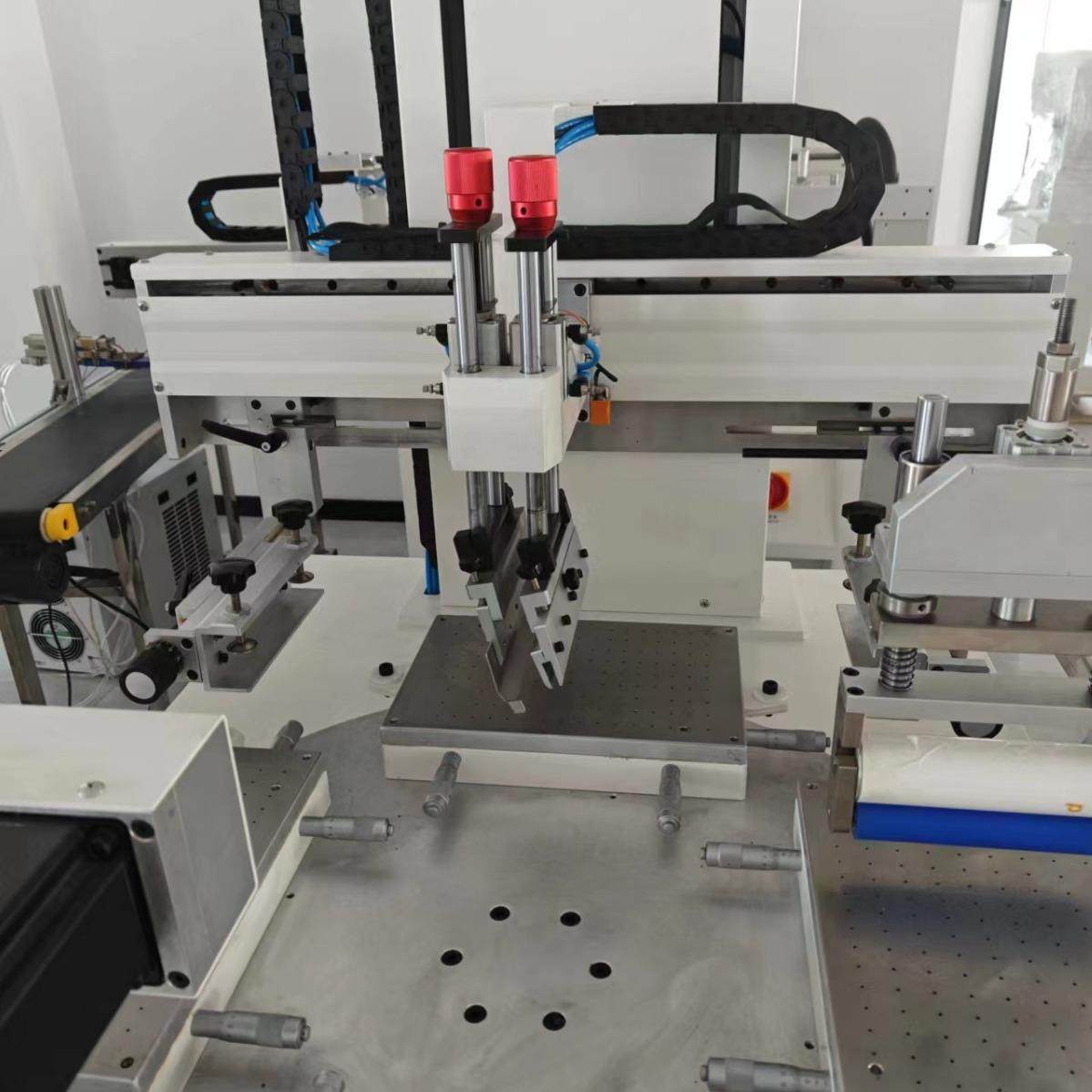 四工位转盘丝印机/山东转盘丝印机/全自动丝印机