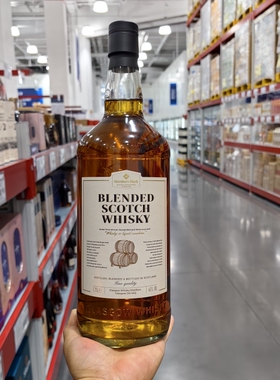 会员代购英国进口MM苏格兰调配威士忌洋酒蒸馏酒温润顺滑1.75L瓶