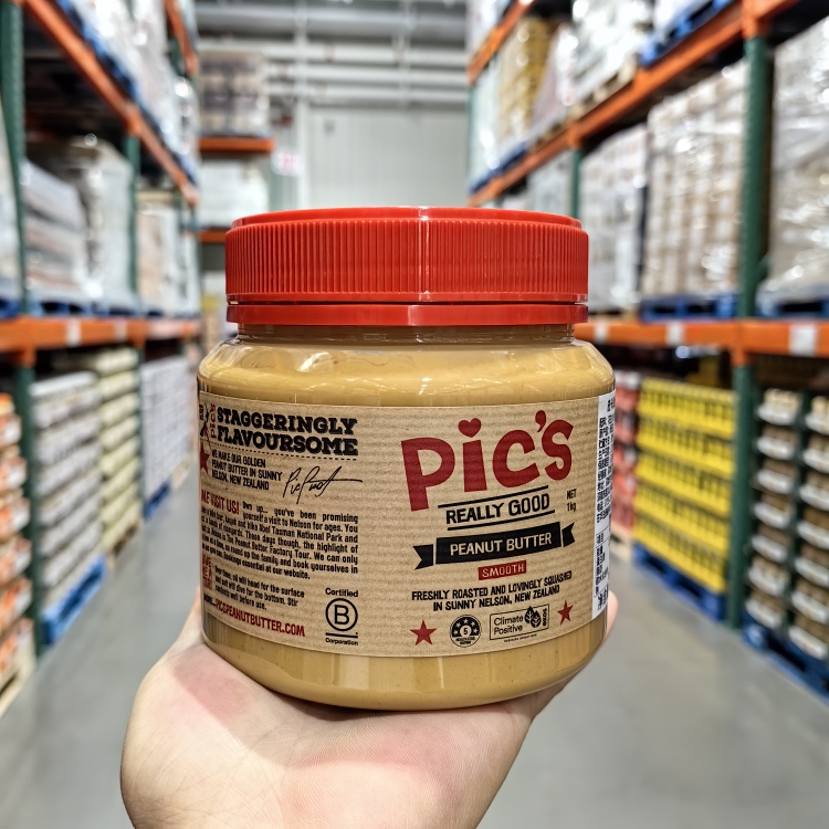 皮卡思新西兰进口幼滑花生酱1KG