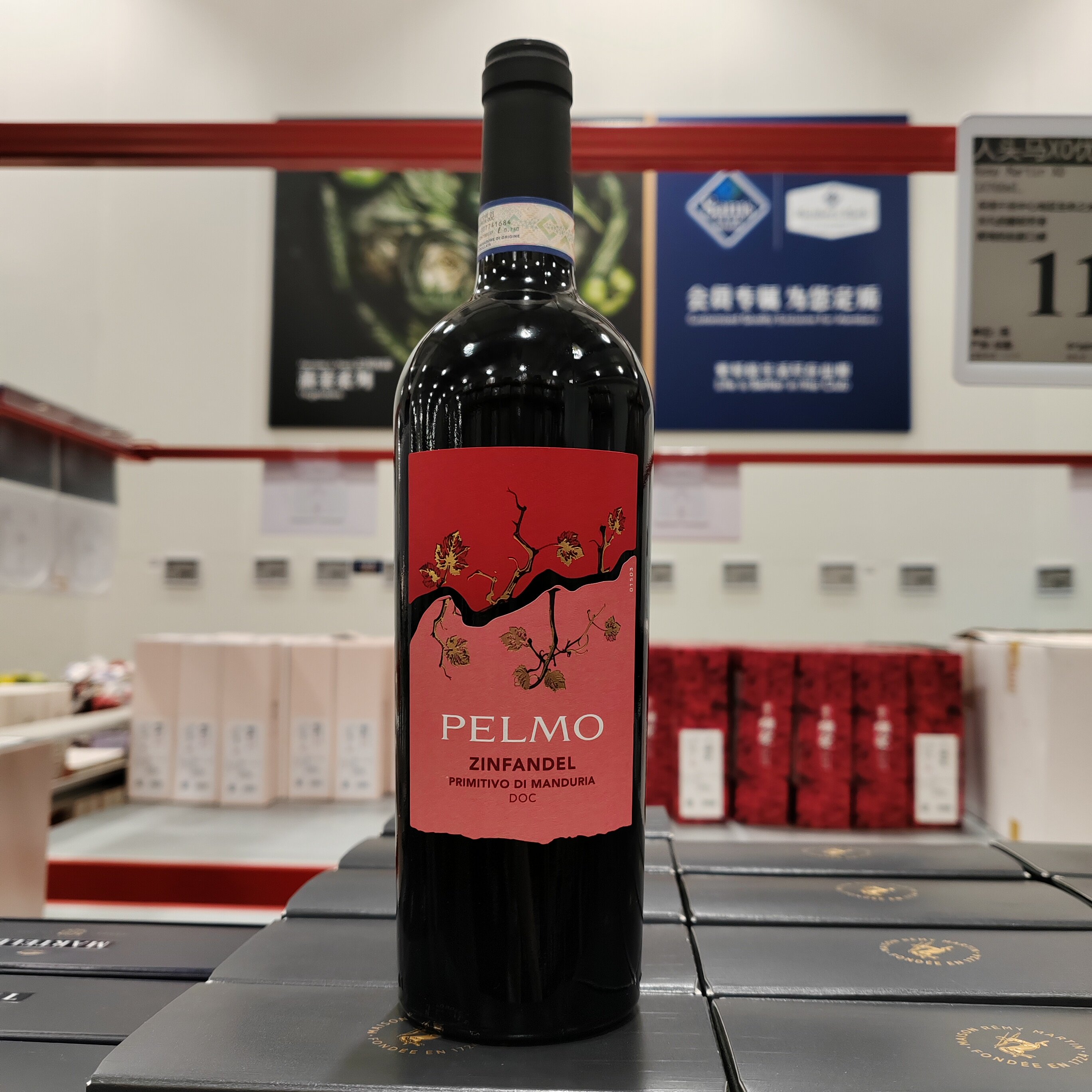 意大利PELMO仙粉黛红葡萄酒750ml