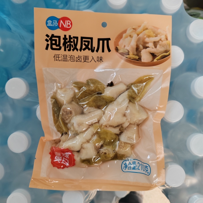 NB泡椒凤爪210g辣味解馋肉厚爽口