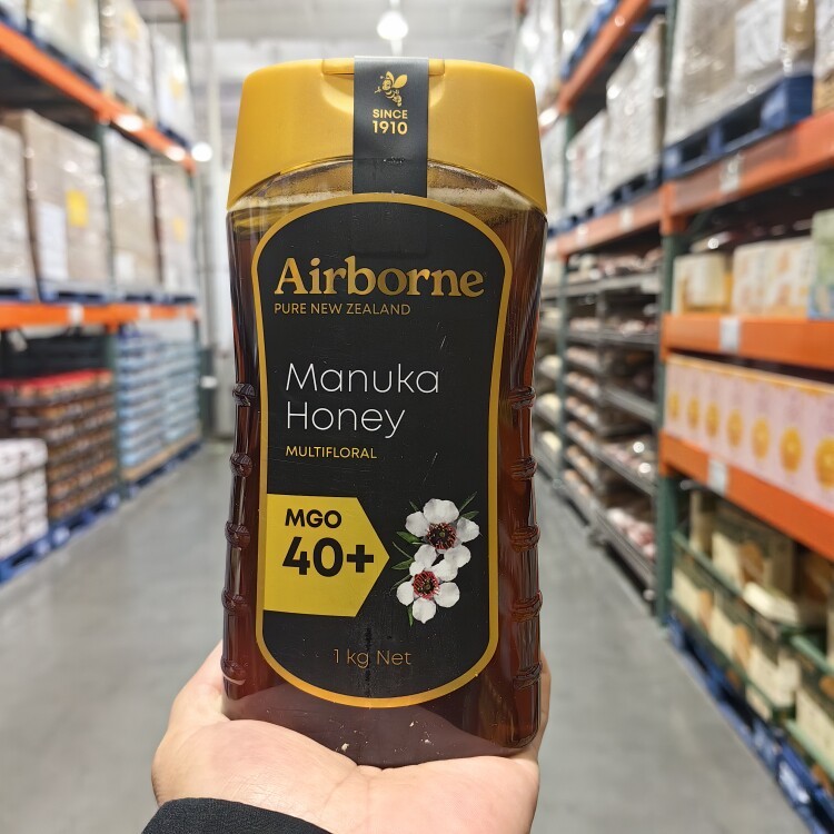 上海Costco代购新西兰进口AIRBORNE麦卢卡多花种蜂蜜纯正天然1KG