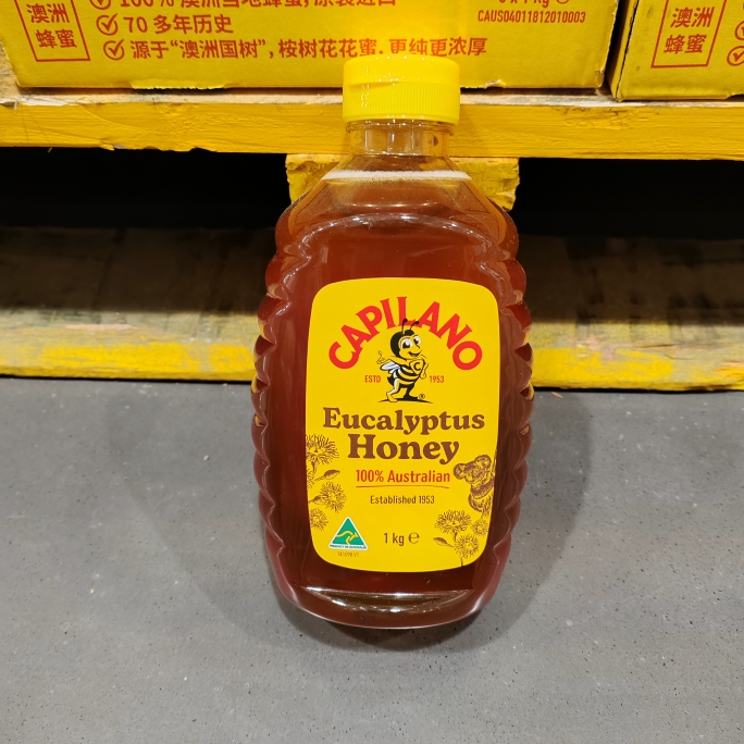 山姆代购澳洲原装进口Capilano康蜜乐蜂蜜100%纯澳大利亚蜂蜜1KG