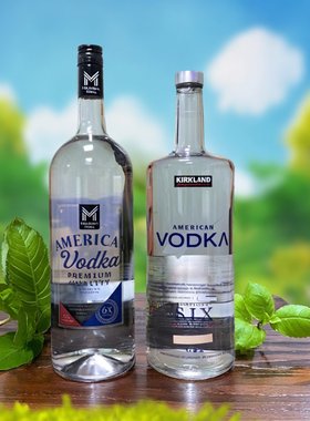 VODKA美国进口MM美式伏特加1.75L