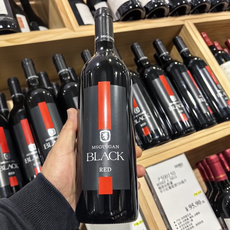 澳洲进口麦格根黑牌葡萄酒750ml
