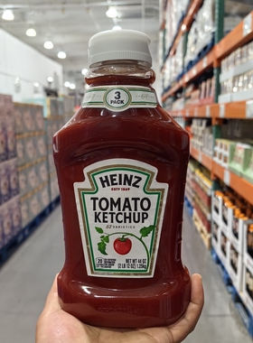 上海Costco购美国进口HEINZ亨氏番茄酱番茄沙司挤压瓶家用1250g