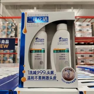 海飞丝二硫化硒去屑洗发水340g图片