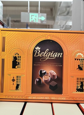 会员代购比利时进口白丽人Belgian什锦口味巧克力10种夹心440g盒