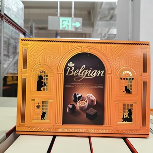 山姆代购 比利时进口白丽人Belgian什锦口味巧克力10种夹心440g盒