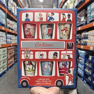 Costco代购 6支 伦敦巴士护手霜礼盒顺滑易吸收持久留香6种香味50g