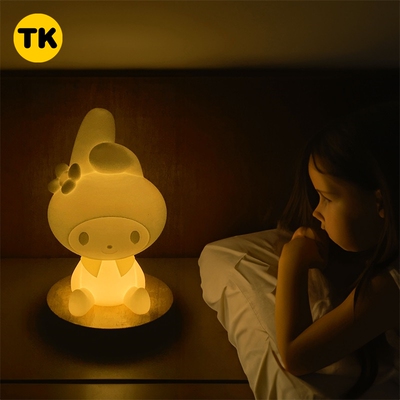 【定制名字】兔耳帽萌宠床头小夜灯 ins风卧室装饰学生党桌面摆件