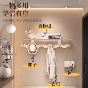 吸盘入户门后挂衣架家用置物架玄关挂钩包包帽子收纳神器毛巾