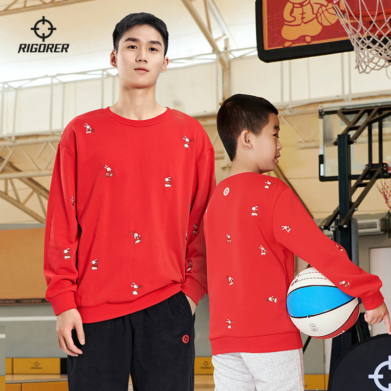 准者长袖亲子装儿童成人休闲卫衣宽松舒适运动服装时尚绣花套头衫,童装/婴儿装/亲子装,亲子装/亲子时装,淘宝优惠券,粉丝福利购,淘宝优惠卷