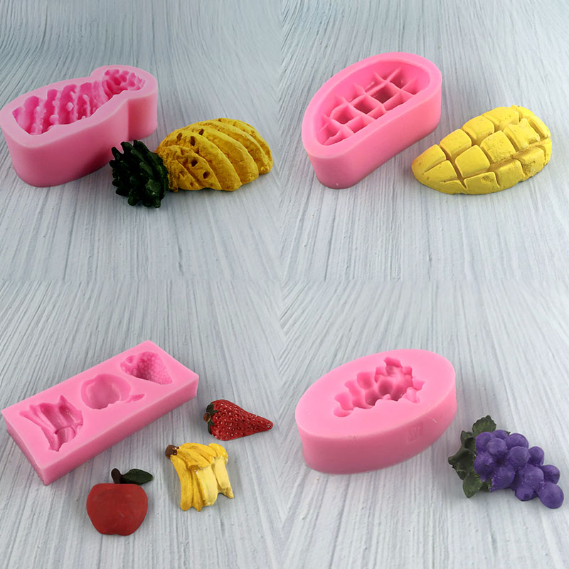 菠萝香蕉水果慕斯蛋糕烘焙模具