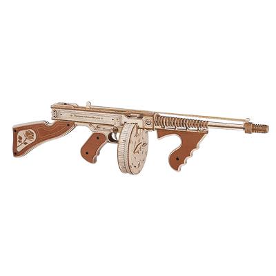 稀奇物木质拼装男孩皮筋枪